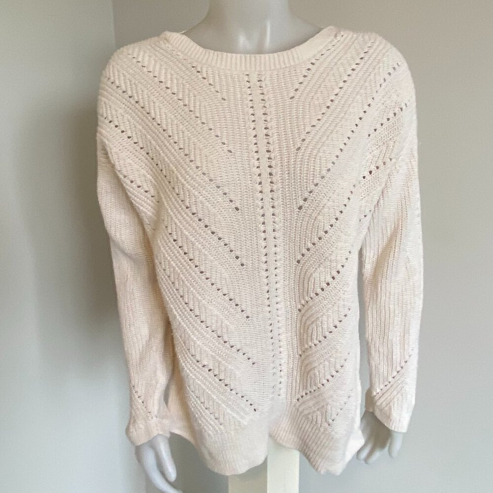 L. L. Bean off white sweater